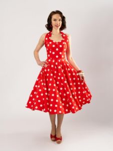 1950s halterneck dress polka dot red p7987 37561 medium (1)