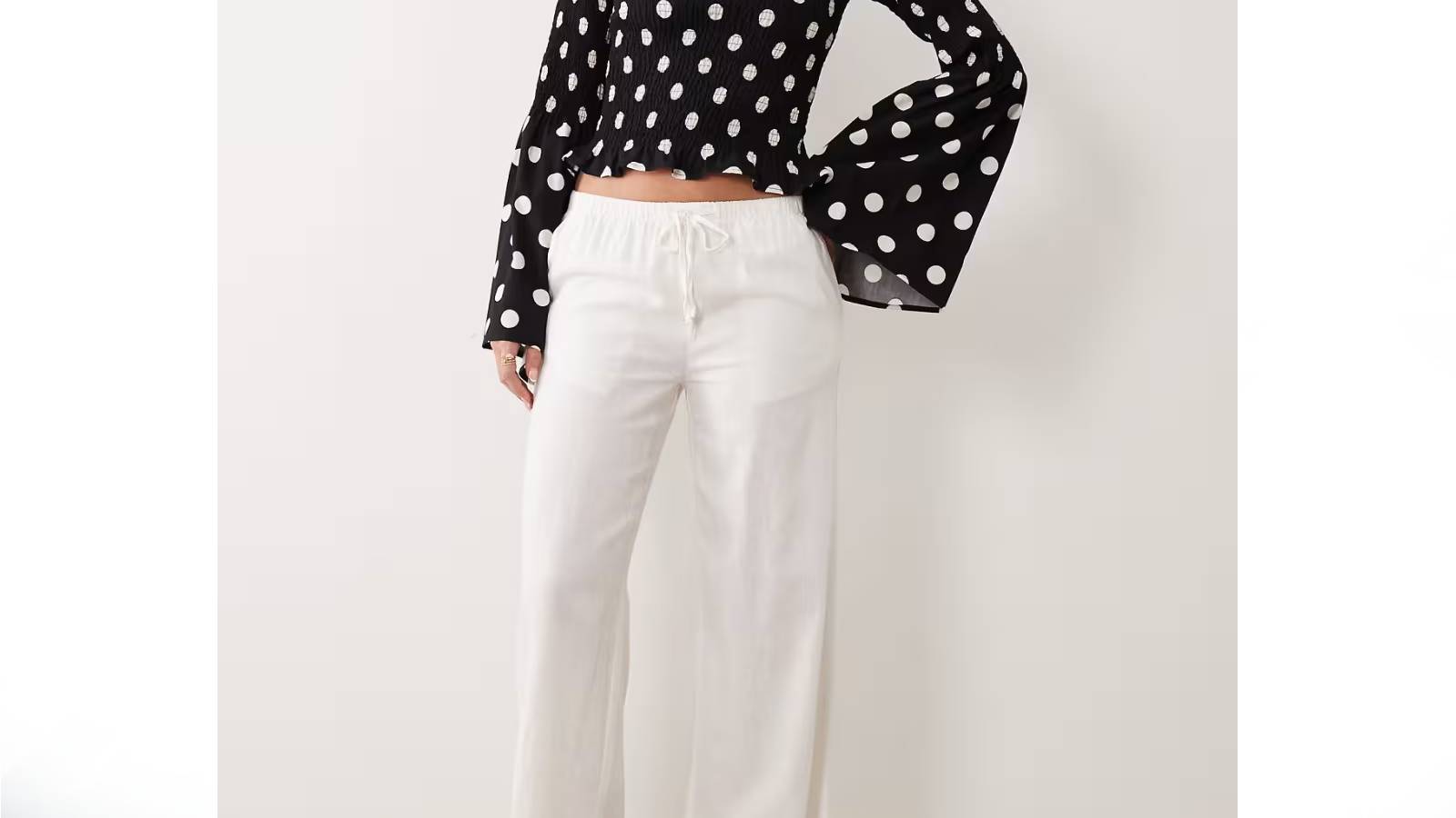 The white linen trousers you need for the British summer