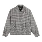 02 laredoute houndstooth bomber jacket