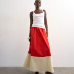 02 topshop skirt orange