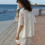 03 french connection zoe lace shirt cream