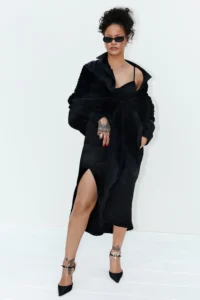 Rihanna attending Dior SS27 Show at Paris Fashion Week 